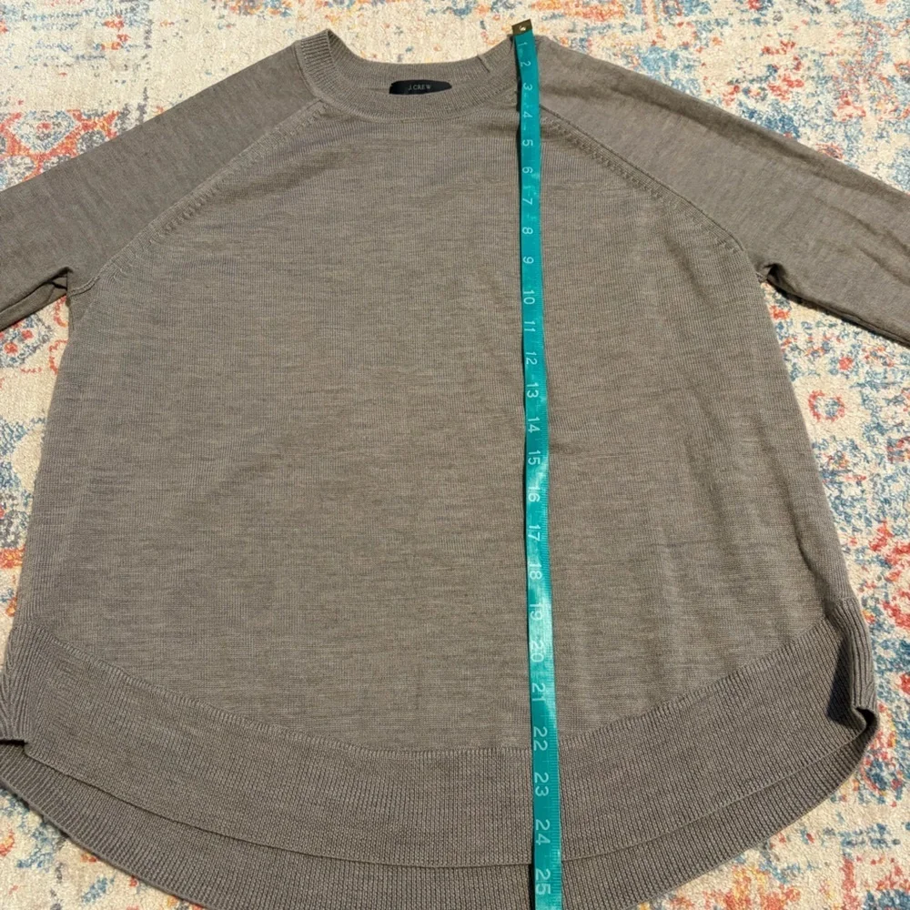 J.Crew merino wool crewneck swingy sweater